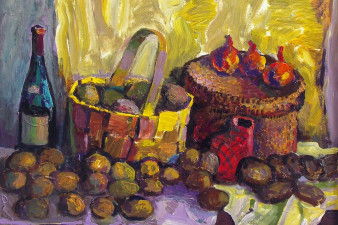 Натюрморт с картошкой. 2013. Холст, масло. 80х100